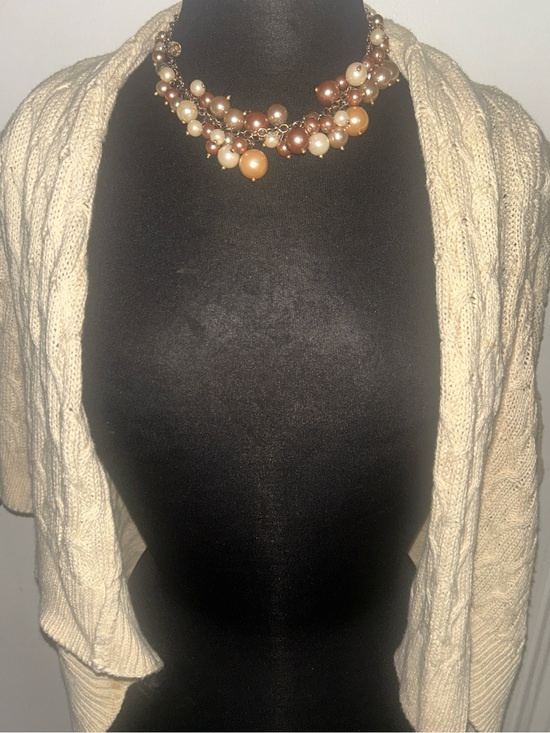 Banana Republic Sweaters - Banana Republic Cream Open-Front Knit Shrug - Women's Lightweight Layer size M
